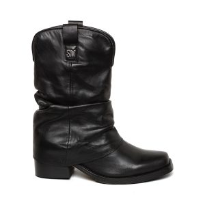 Qiana Bootie BLACK LEATHER