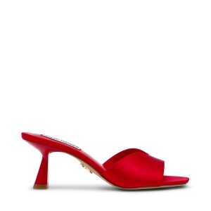 Ivie Mule RED SATIN