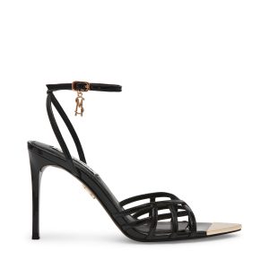 Peepshow Sandal BLK PATENT