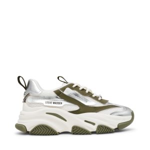 Possession-E Sneaker OLIVE / SILVER