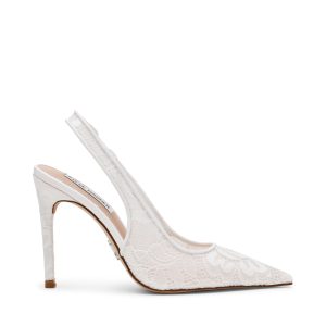 Reyes-Lace Pump WHITE LACE